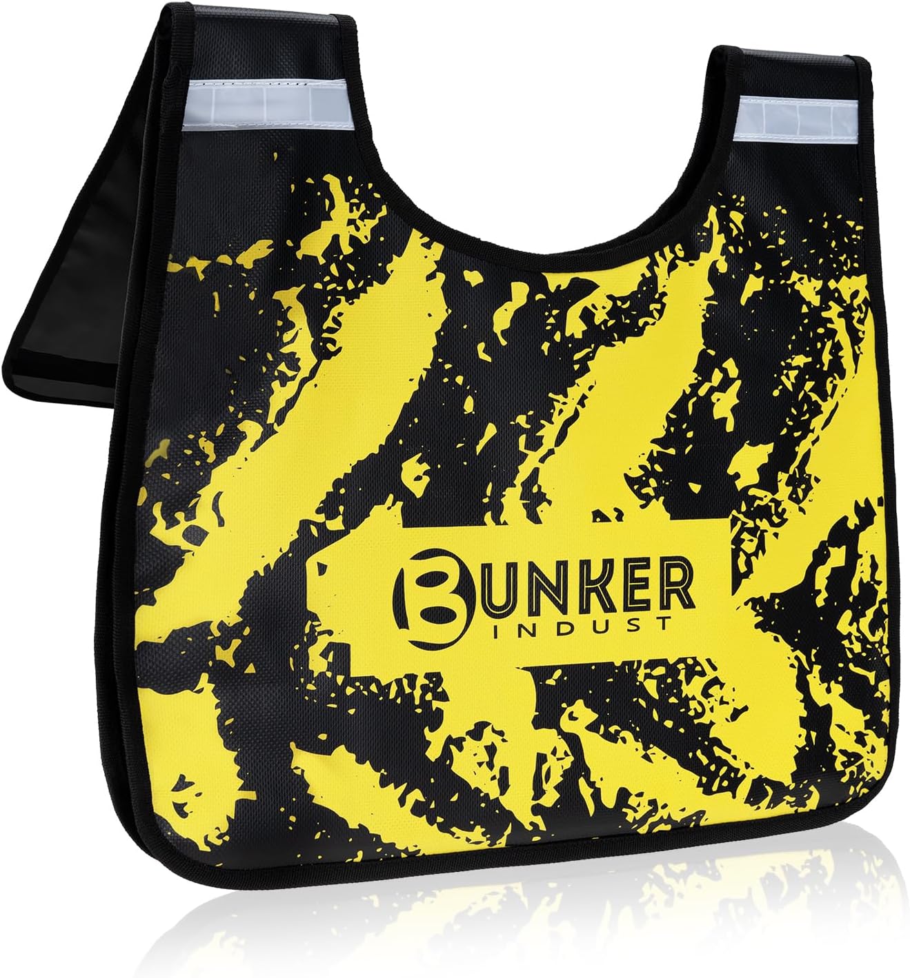 BUNKER INDUST Winch Damper Bag for Winch Cable/Rope Safety Recovery, Off-Road Winch Rope Damper Blanket with Pocket & Reflective Strips