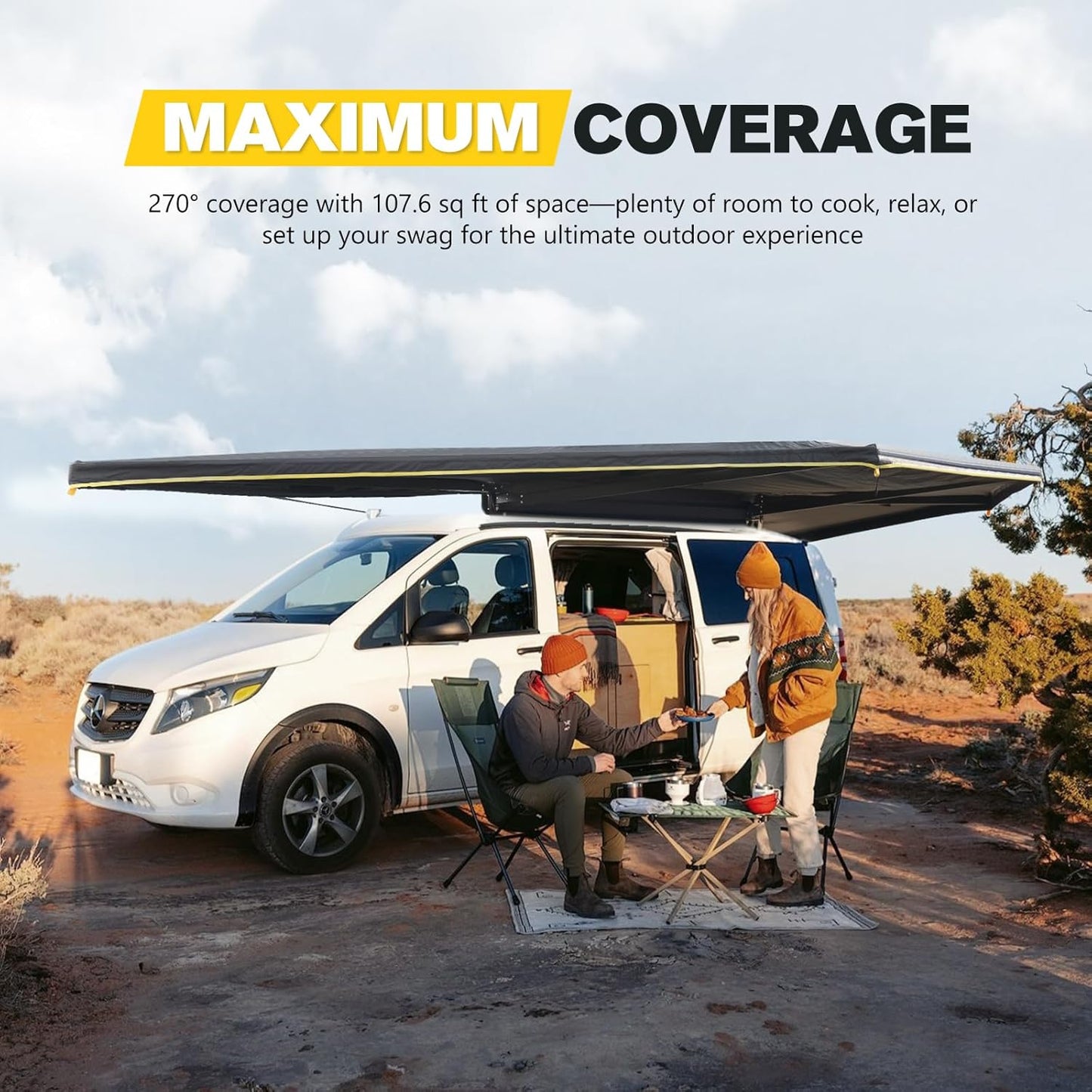 BUNKER INDUST 270 Degree Awning Free Standing