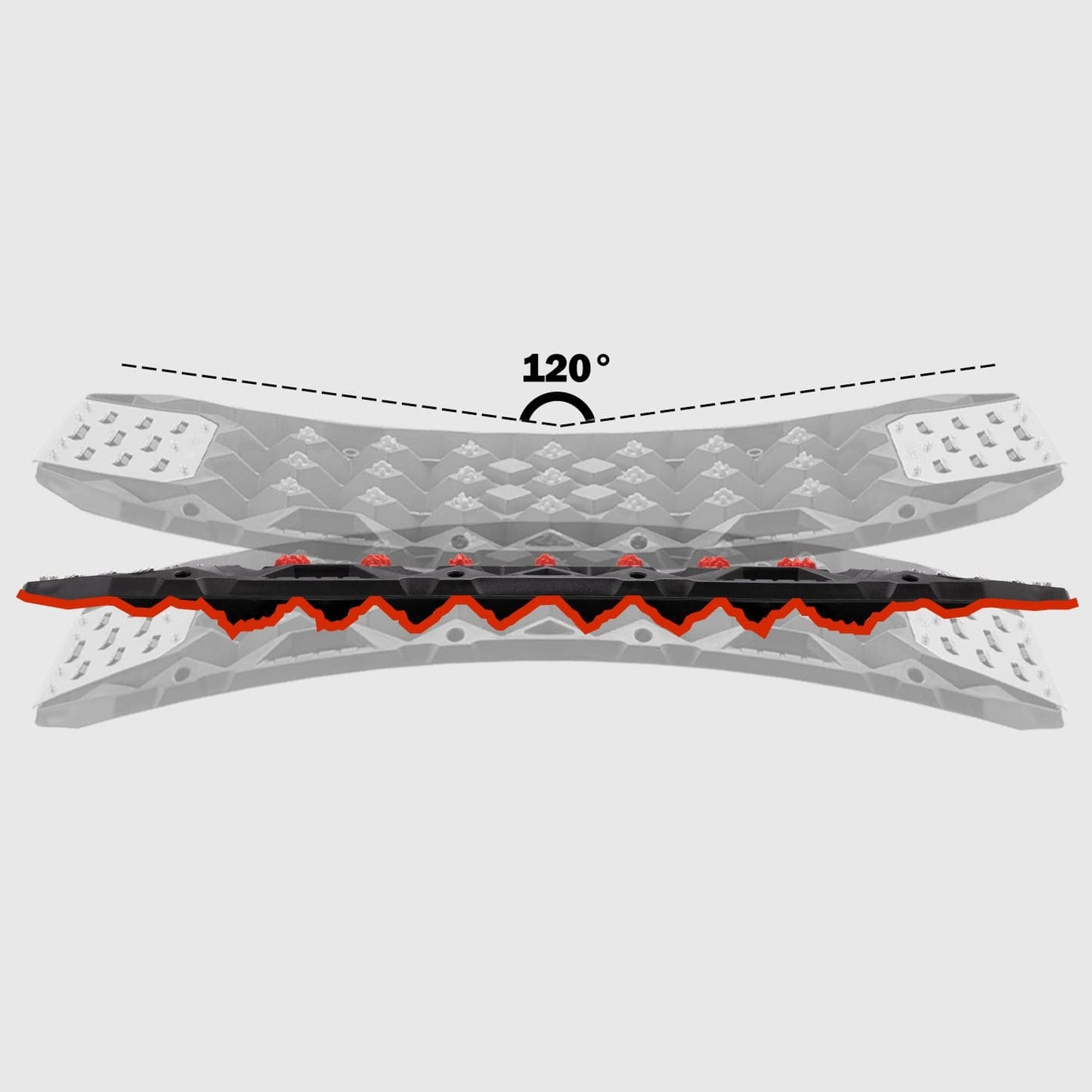 Prime Traction Boards with Replaceable Teeth & Steel Plate