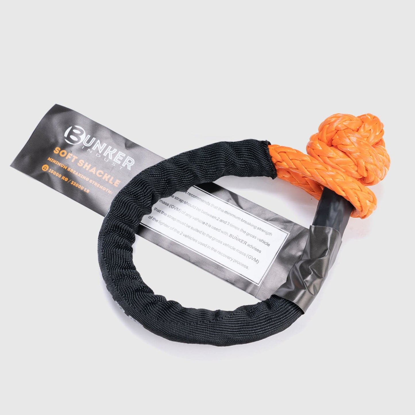 Soft Shackle Synthetic Rope with Protective Snatch Ring