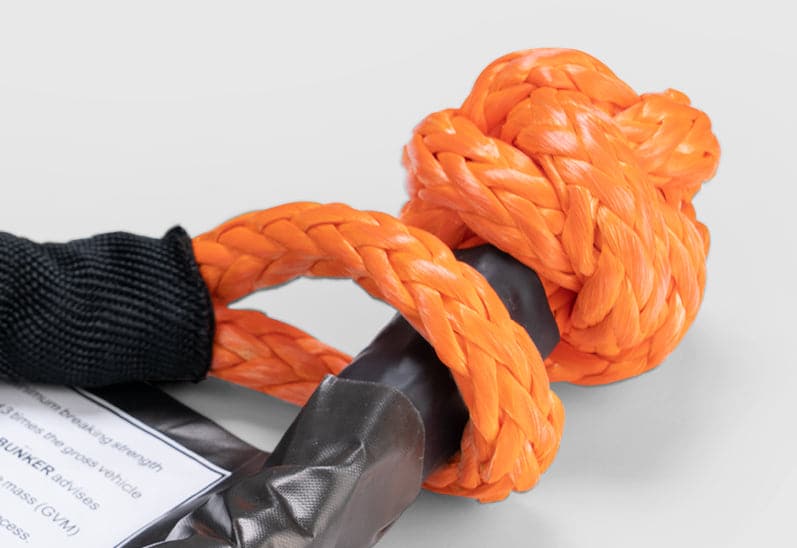 Soft Shackle Synthetic Rope with Protective Snatch Ring