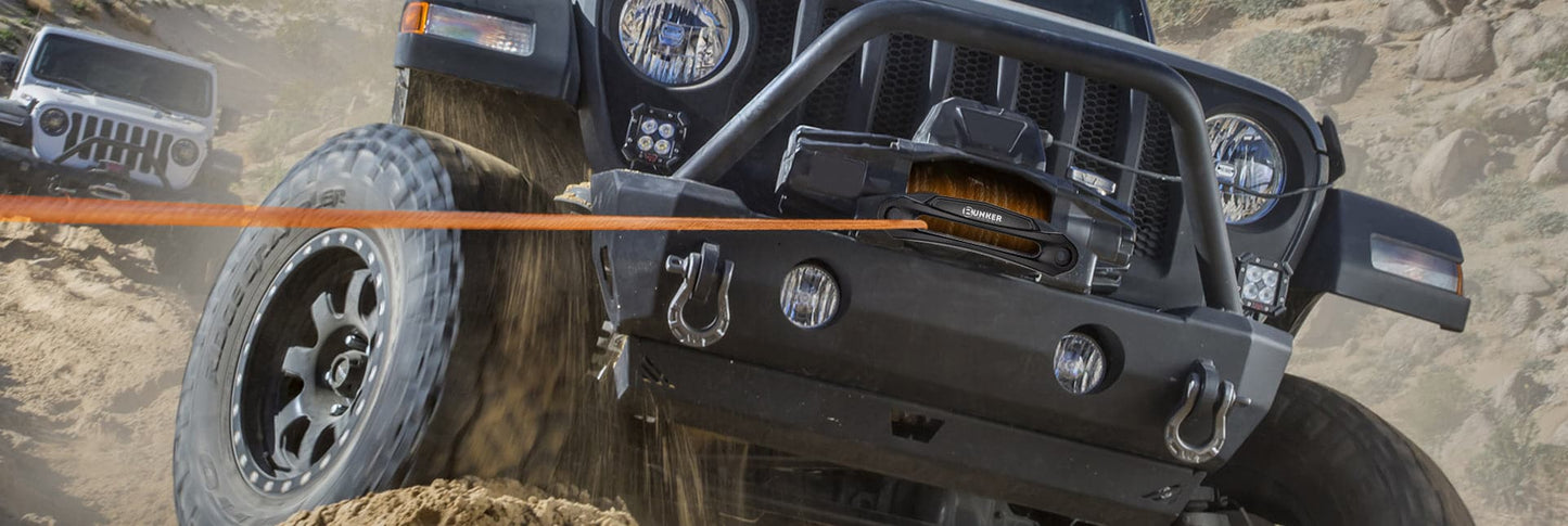 Synthetic Winch Rope Kit 3/8" x 100' +Winch Fairlead+Hook
