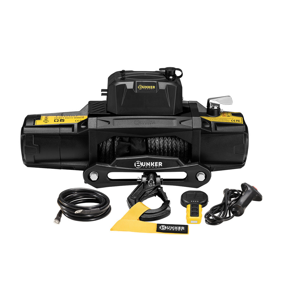13000lb Electric Winch 12V Waterproof with Synthetic Rope