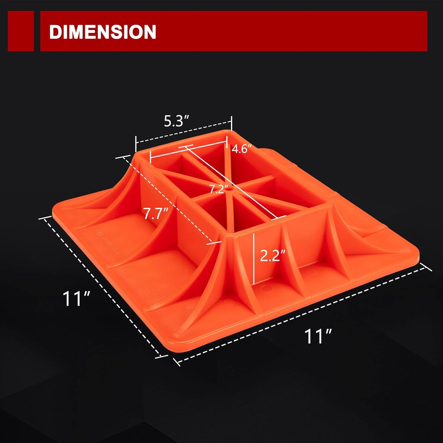 BUNKER INDUST Off-Road Base Compatible with Lift Jack,Farm Jack Board Mate Support Plate Sand Mud Snow Recovery Accessories for Truck Jeep ATV SUV UTV