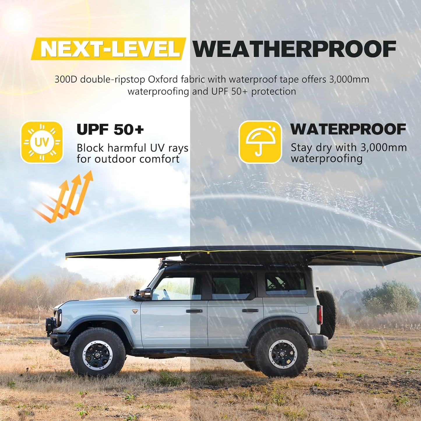 BUNKER INDUST 270 Degree Awning Free Standing