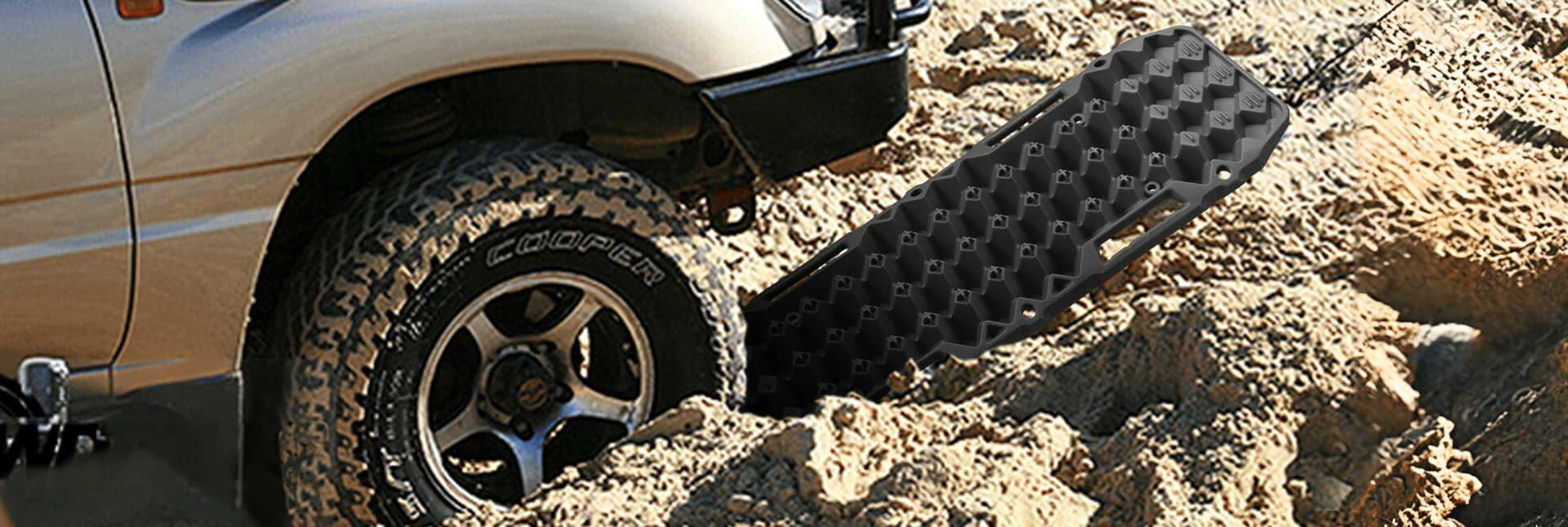 thumbnail image 2 of BIG RED Torin 27-Inch Off-Road Traction Boards / Recovery Tracks (Red) - For Mud, Snow, Sand - 10 Ton Capacity 2 of 9