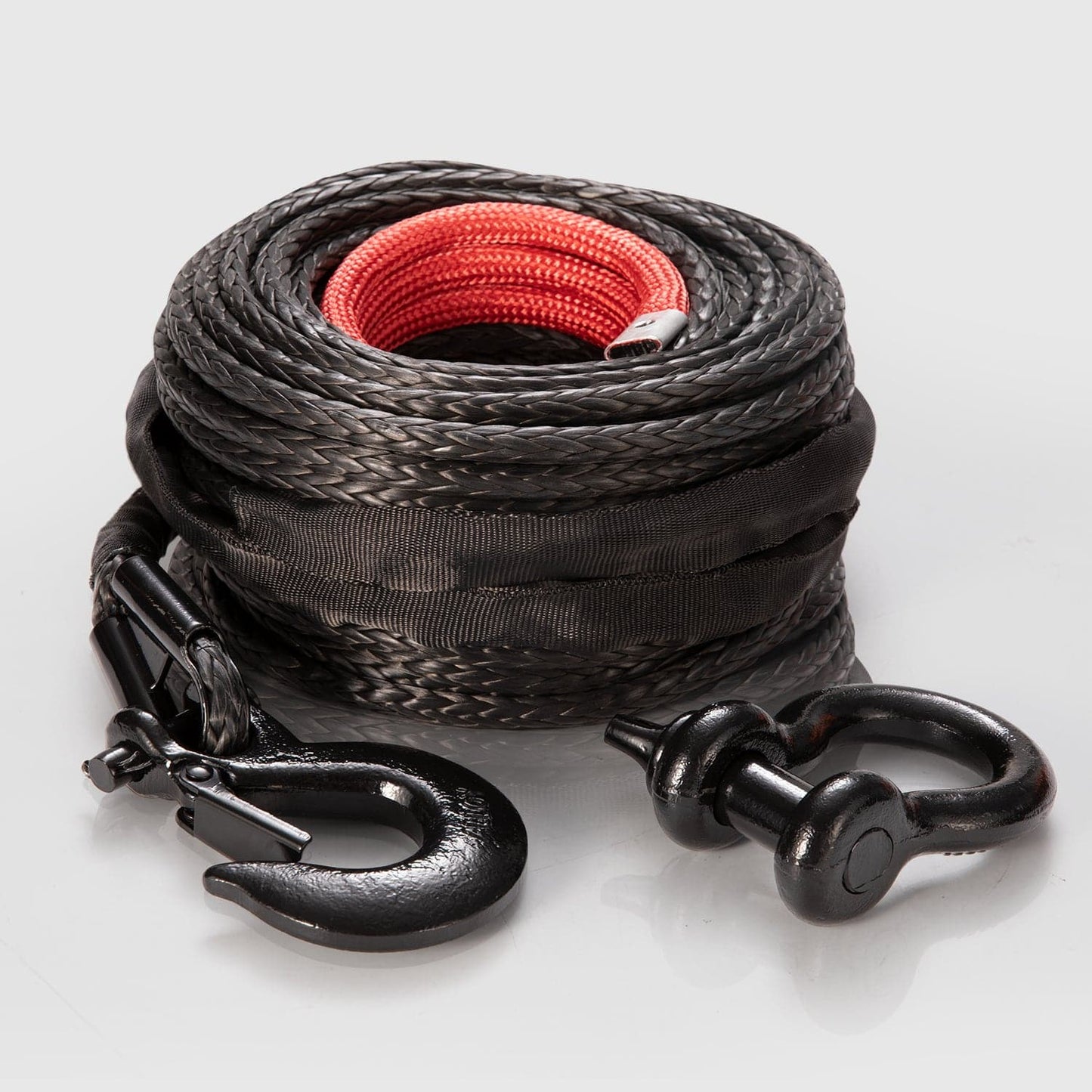 100 ft x 3/8 in Synthetic Winch 26,500 lb Rope Kit